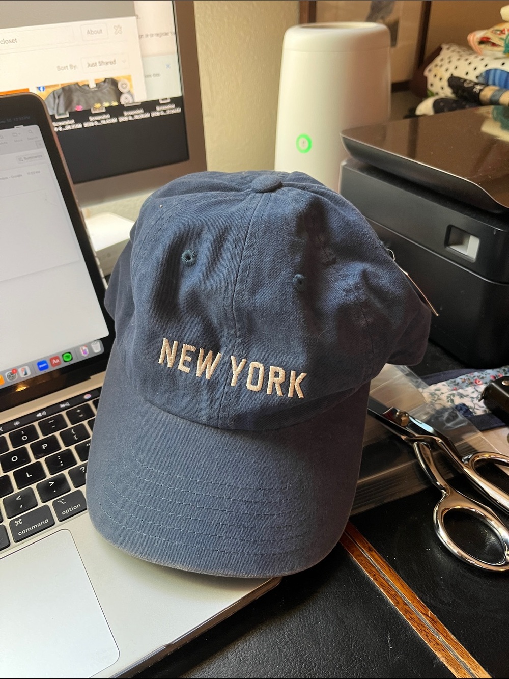 Anthropologie New York baseball hat